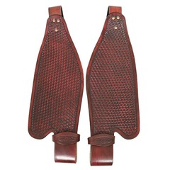55HS Hilason Hand Tool Leather Saddle Replacement Fender Pair Hobble Strap