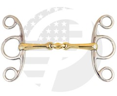 Elevator Bit German Silver Lozenge Mouthpiece Snaffle Jumping Horse Show Bit