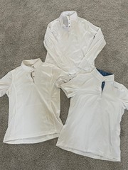 EUC 3 Girls/ Youth Show Shirts Riding Sport & Dover Cool Blast Sz XL
