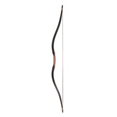 60″Archery Traditional Longbow Recurve Bow Wooden&Carbon Arrows Hunting Shooting