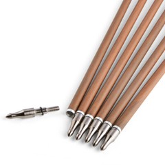 12X 31″ Pure Carbon Arrows Archery SP340-600 Compound Recurve Bow Tips Hunting
