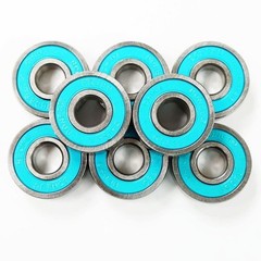 Big Balls Reds High-Performance Skateboard Bearings 8 Pack for Pro Skaters
