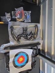 High Precision Adult Outdoor Hunting Slingshot Bow Compound Laser sight included