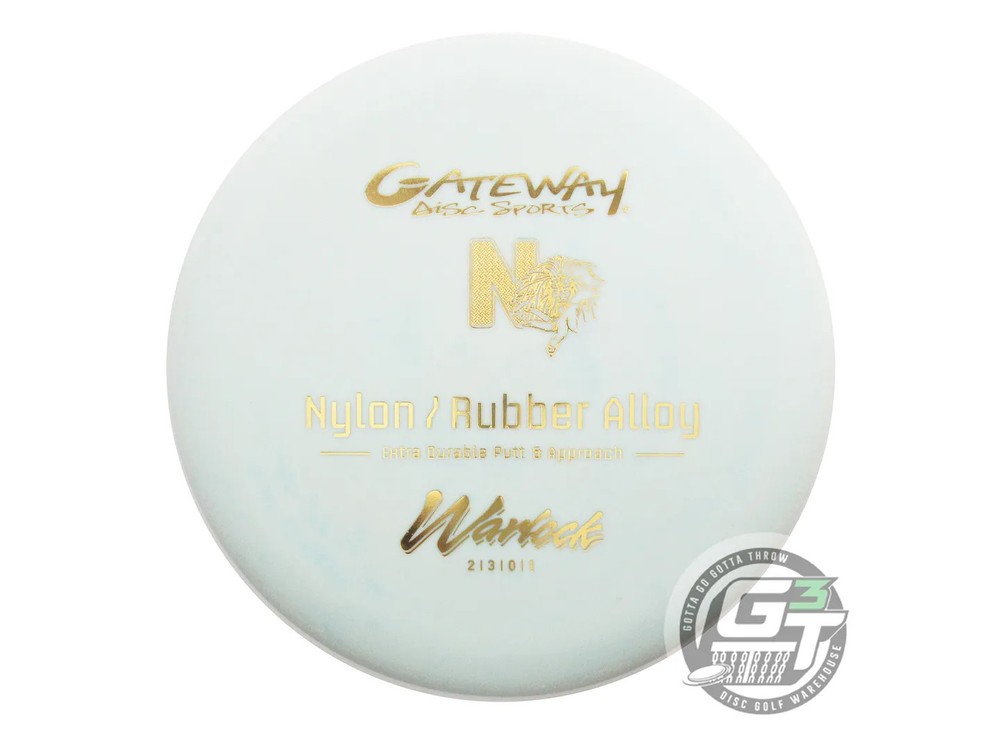NEW Gateway Nylon Rubber Alloy Warlock 170g Mint Gold Foil A Putter Golf Disc
