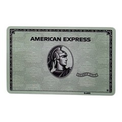 AMEX AMERICAN EXPRESS CENTURION Credit Card Skin Cover Sticker GREEN