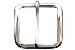 Pack Of 2 1-1/2 In Horse Tack Hardware Wire Belt Buckle Nickel Plated