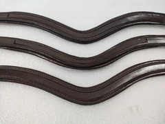 Set 6 x 1 Empty channel Leather Browband All Size & Shape (6, 8 & 10 mm).