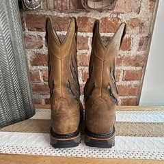 CODY JAMES MEN’S FLAG WESTERN WORK BOOTS – NANO COMPOSITE TOE 9.5 EE