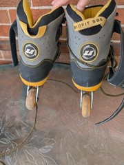 Men’s Ultra Wheels Roller Blades, Sz 11 Gray/yellow