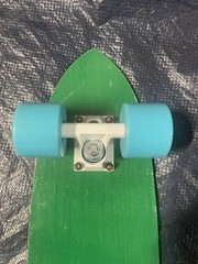Vintage NOS 1970s MPI Old School Skateboard Fiberglass 29″ Completed