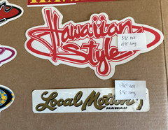 Surfing Local Motion Hawaiian Style Creations Proud Stickers Lot Of 17