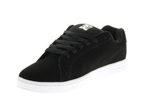 DC Gaveler ADYS100536-BKW Mens Black Nubuck Skate Inspired Sneakers Shoes