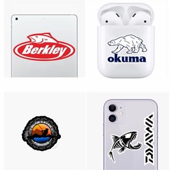 100 Fish Fishing Stickers Pack For Tackle Box Fishermen Dads Car Boat