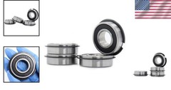 Durable Alloy Steel 4 Pack Bearings for Go Karts, Mini Bikes & Lawn Mowers
