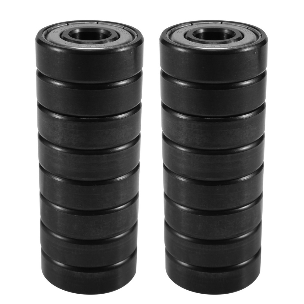 16Pcs Ceramic 608 Bearings 8X22X7mm ABEC-11 6 White ZrO2 Balls Skateboard8715