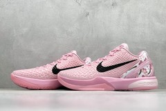 N K Kobe 6 Protro New Pink Cherry Blossom Pink Black PE2025-108 Men’s Size 4-14