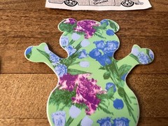 Grizzly Griptape Floral Bear Sticker Torey Pudwill Skateboarding Supreme