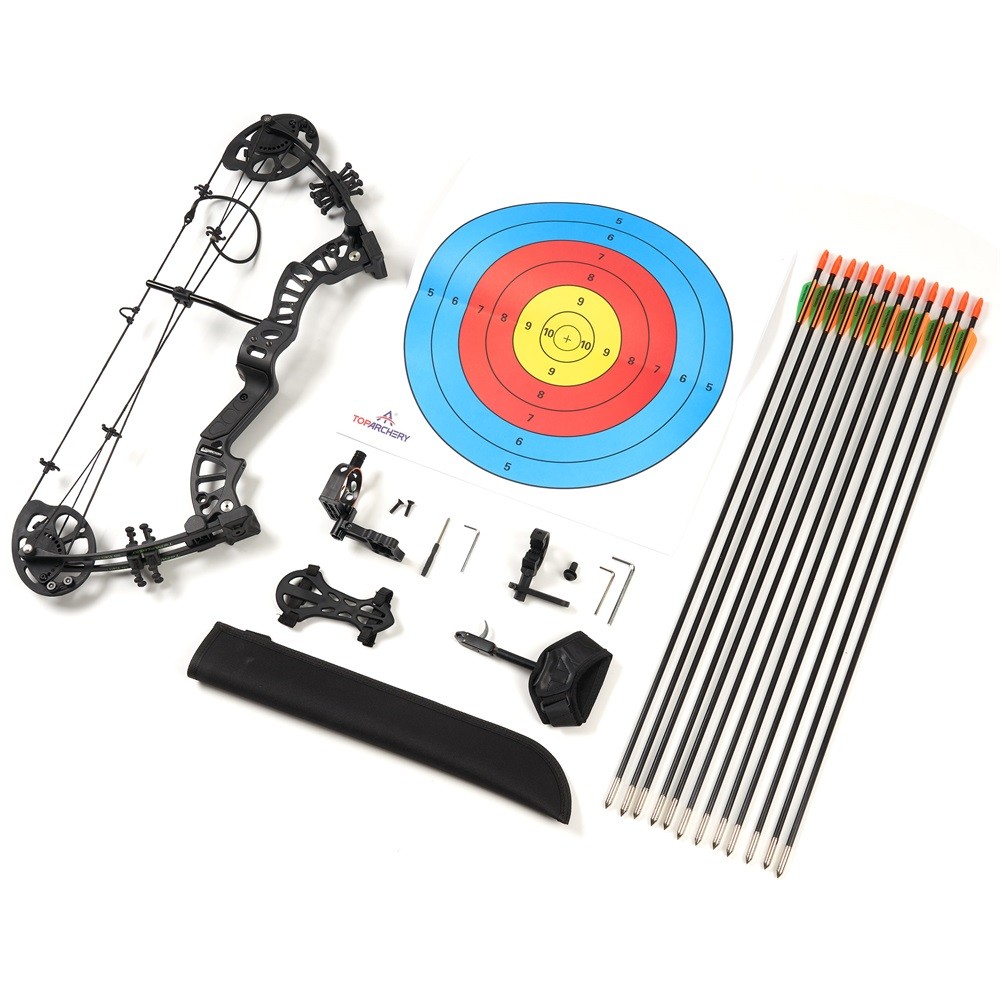Compound Bow Kit 10-30lbs Hunting Bow Set for Junior Kids & Youth Archery Shoot