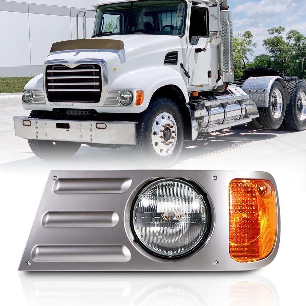 (SALE) Last One, Mack CV Replacement Left Driver Side Headlamp