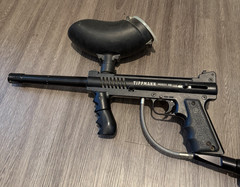 Tippmann Model 98 Semi Auto Paintball Gun w/ Barrel, Hopper ASG UltrAIR HPA Tank