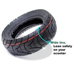 2 PCS 80/65-6 Tire & 2 InneTube 10×3 Varla Zero Vsett 10 Electric Scooter