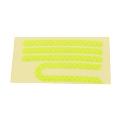 Brand New Reflective Stickers Electric Scooter 1 Set 7.5cm Length PVC Parts