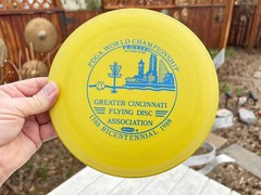 1988 (Innova Mold) (One of a Kind) Patent Disc Golf Innova Frisbee 91 Mold #6200