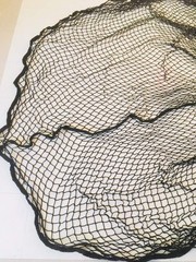 KNOTLESS Heavy Duty 5mm Thick Round Bale Slow Feed Hay Net 6×6 (Hole_Size_2.5…