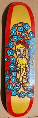 2014 KROOKED MARK GONZALES «SWEATPANTS KRAKEN SHAPED» SKATEBOARD DECK RARE