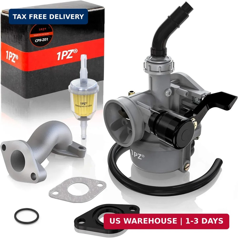 1PZ CR9-H01 PZ19 19mm Carburetor Intake Manifold Kit Replacement for CRF XR 50 2