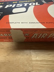 MARKSMAN .177 BB , Pelllet or Dart Repeater Air pistol with manual
