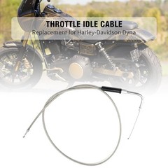 2Pcs 47″ Motorcycle Throttle Idle Cables, Throttle Gas Cable, Replacement for