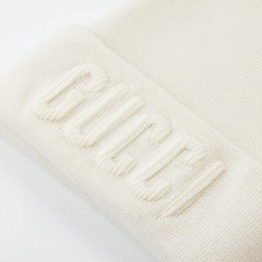GUCCI 764541 Wool Beanie Cap