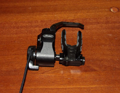Mathews Ultrarest Integrated MX2 QAD- Black – Bow Rest- LEFT Handed