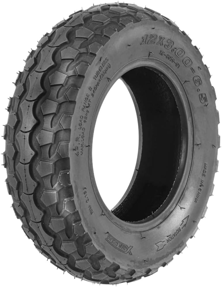 12×3.00-6.5 Tubeless Tire – Street E-Scooter Tire, 12×3 for High-Speed Ride