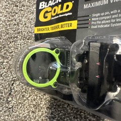 Black Gold Dual Trac Mountain Lite Sight Pin – Black (AMLDT2)