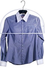 Clear Vinyl Shoulder Covers Closet Suit Protects Storage 12 Shoulder Covers