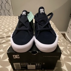 DC Shoes Manual S Men’s Skateboarding Shoes Navy /White, US 11.5 Medium (D)