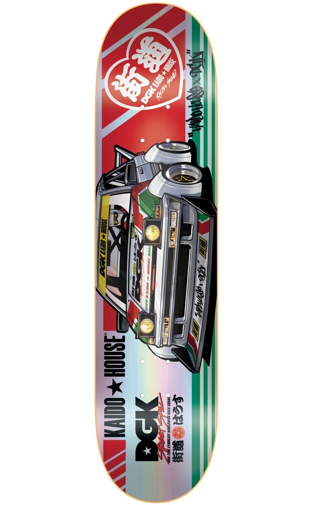 Dgk x Kaido House Raceway Rainbow Prismatic Deck – 8.25″