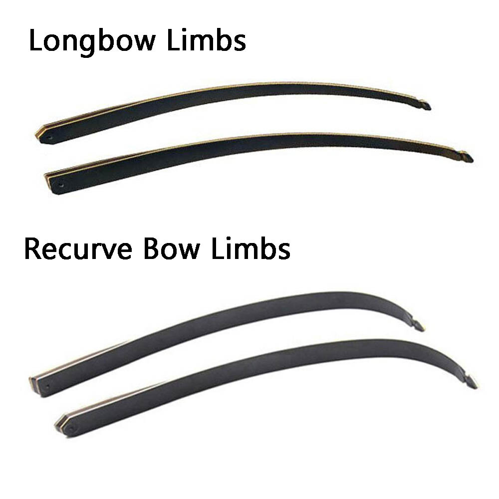 25-60lbs Longbow Recurve Bow Limbs 60″ Bamboo Core Takedown Archery Hunting