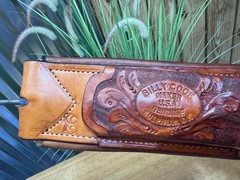 BILLY COOK Tooled Leather Western Horse Saddle Cinch Girth ~36″