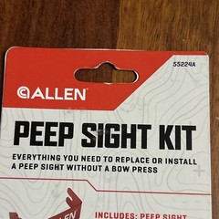 (4) Allen Peep Sight Kit 55224A BRAND NEW