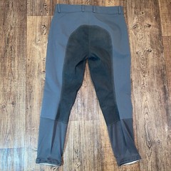 OVATION Dri-Lex Equestrian Horse Riding Pants Gray 32 R