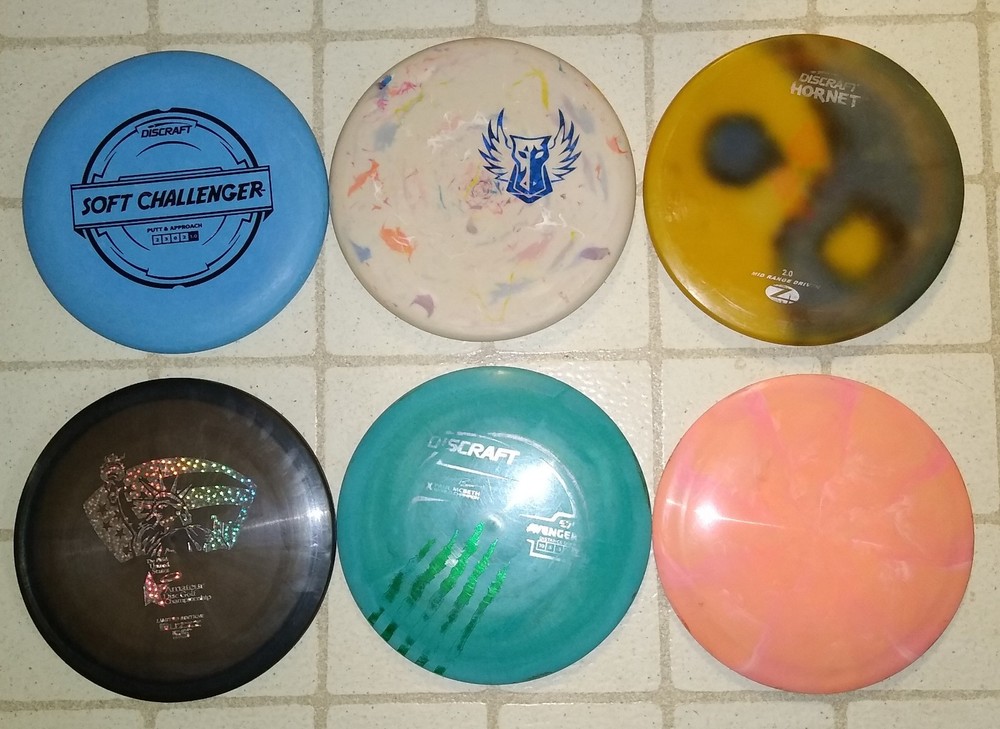 Discraft lot of 6. Challenger, Zone, Buzzz SS, Hornet, Avenger SS, Scorch