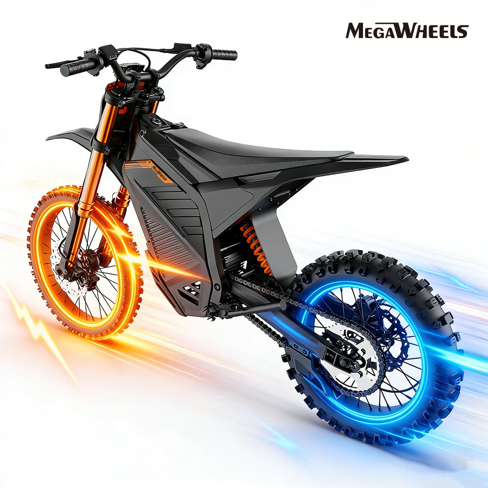 60V 30AH ELECTRIC DIRT BIKE 6000W 50MPH OFF-ROAD E-MOTORCYCLE FOR ADULT TEEN NEW