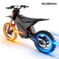 60V 30AH ELECTRIC DIRT BIKE 6000W 50MPH OFF-ROAD E-MOTORCYCLE FOR ADULT TEEN NEW