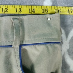 Dover Saddlery Riding Pants Women Size 34 Khaki Equestrian Breeches Stretch
