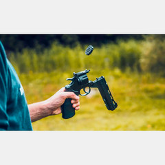 Crosman Vigilante CO2 Revolver Air Gun Kit – .177 Cal Pellet/BB Air Pistol