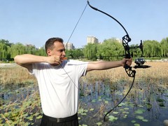 53″ Takedown Recurve Bowfishing Combo Kit, 30/40 LBS Right Hand Only Bowfishi…