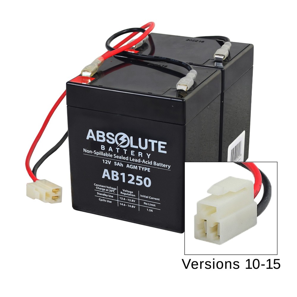 24 Volt Battery Pack 5 Ah Version 10-15 for the Razor E100/E125 Electric Scooter